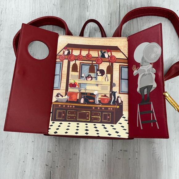 Our Universe Disney Pixar Ratatouille Kitchen Doors Mini Backpack Bag - Picture 2 of 10